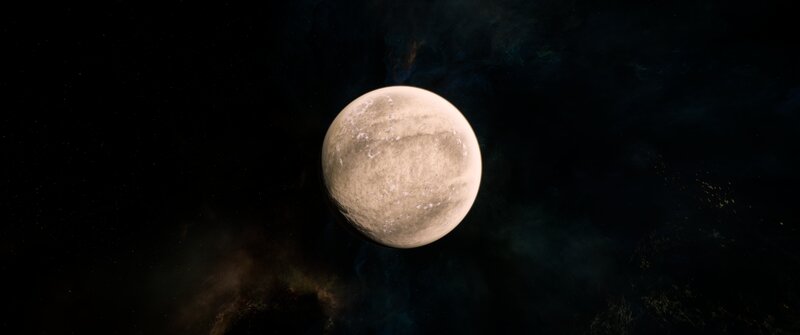 Planet in Space — Black, Serene, 3d Render