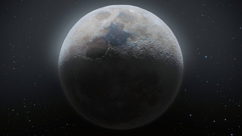Planet in Space — Gray