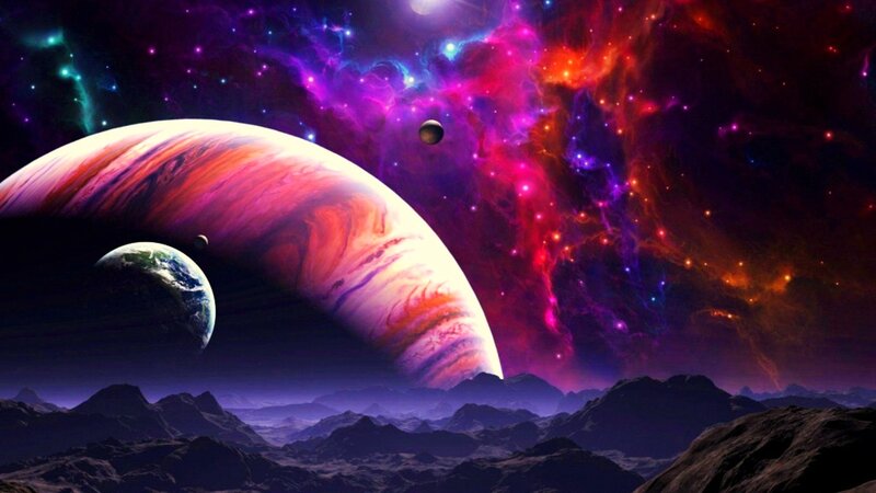 Planet in Space Landscape