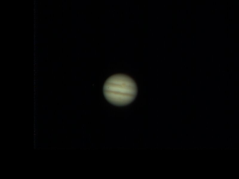 Planet Jupiter — Black, Distant