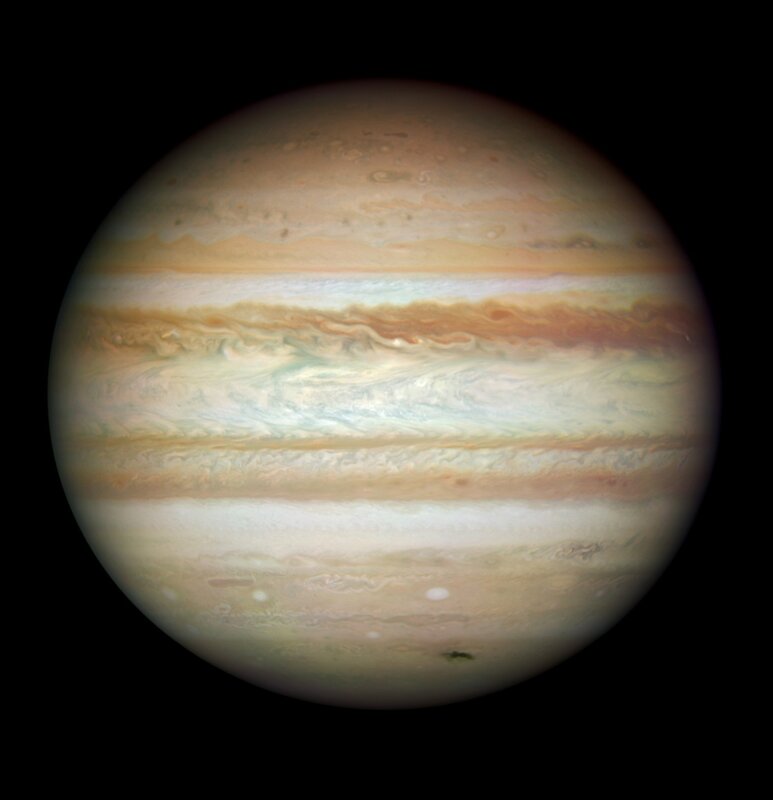 Planet Jupiter — Brown, Dramatic, Photograph, Cloud Bands