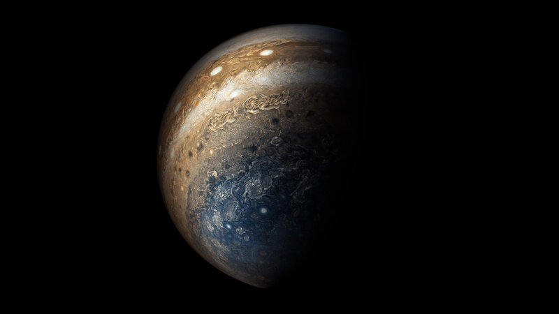 Planet Jupiter — Brown, Dramatic, Photograph, Space, Clouds