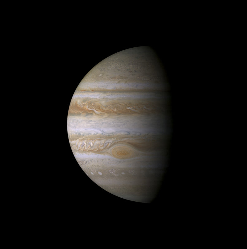 Planet Jupiter — Brown, Dramatic, Photograph, Space