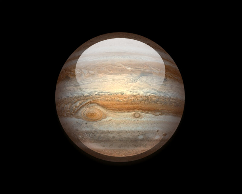 Planet Jupiter — Brown