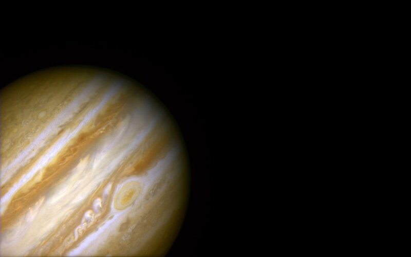 Planet Jupiter — Yellow, Dramatic