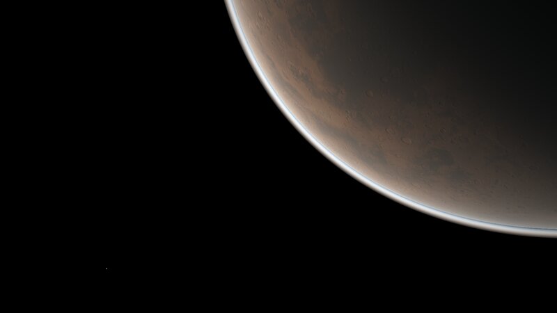 Planet Mars — Black, Dramatic, 3d Render