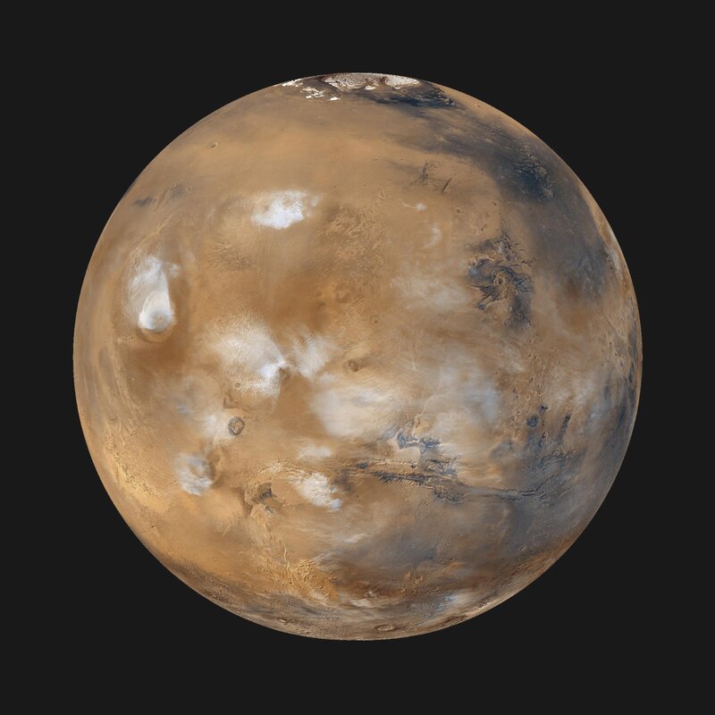 Planet Mars — Brown, Desolate, Photograph