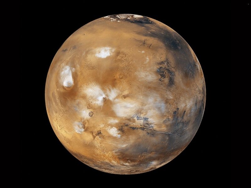 Planet Mars — Brown, Dramatic, Photograph, Clouds