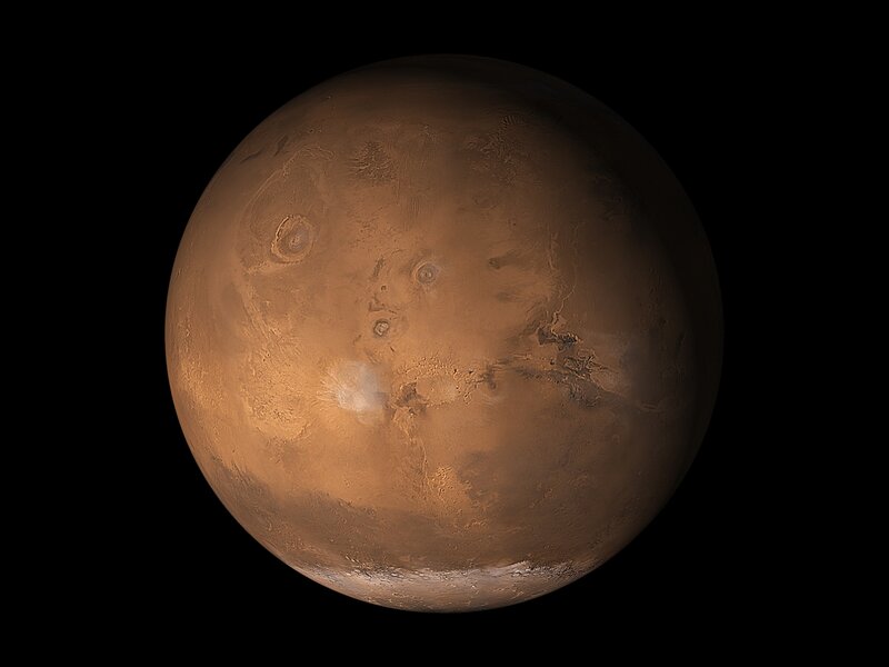 Planet Mars — Brown, Dramatic, Photograph, Craters