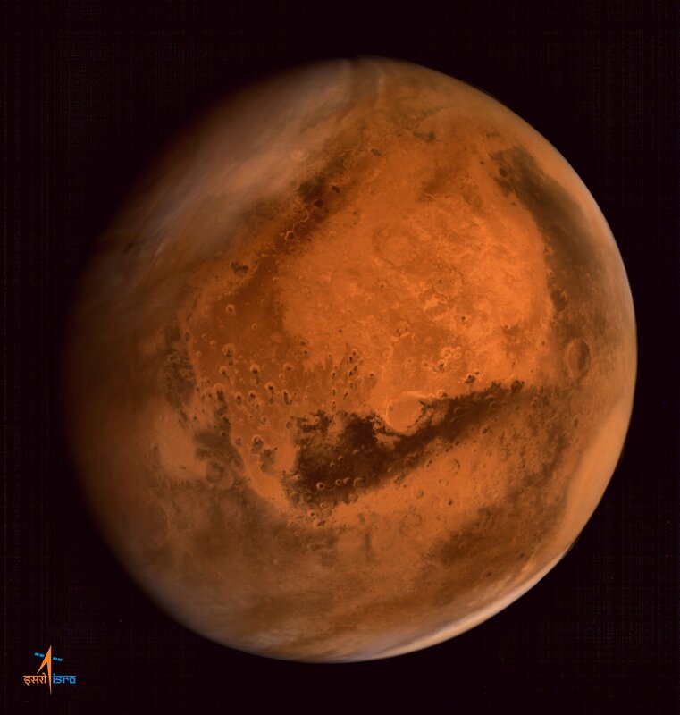 Planet Mars — Orange, Dramatic, Photograph