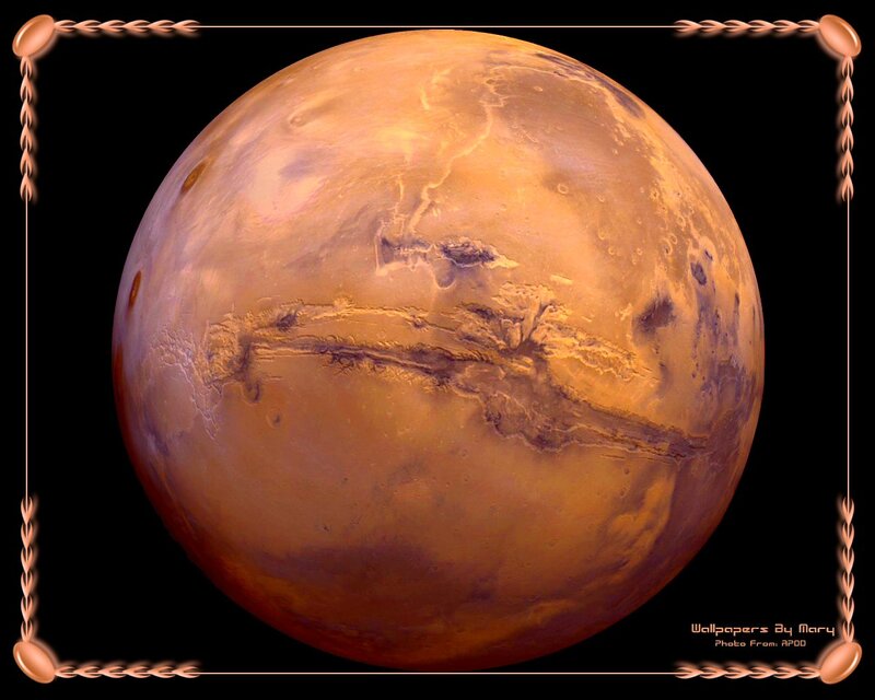 Planet Mars — Orange, Dramatic