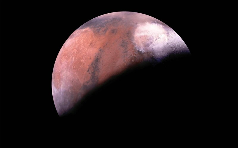 Planet Mars — Red, Dramatic, Photograph