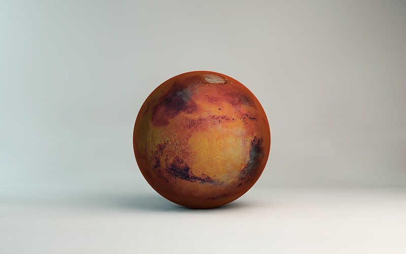 Planet Mars — Red, Neutral
