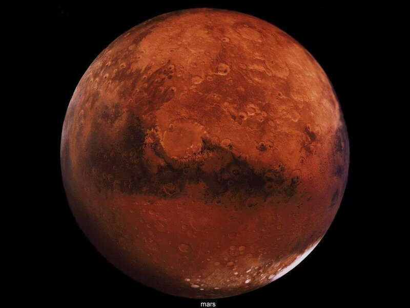 Planet Mars — Red