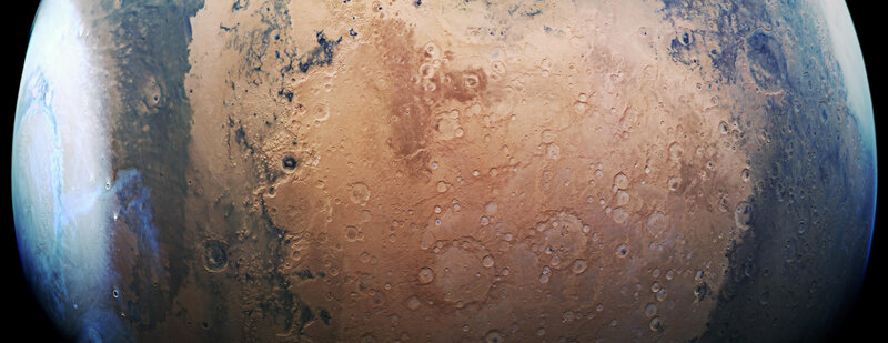 Planet Mars Surface — Brown, Dramatic, 3d Render