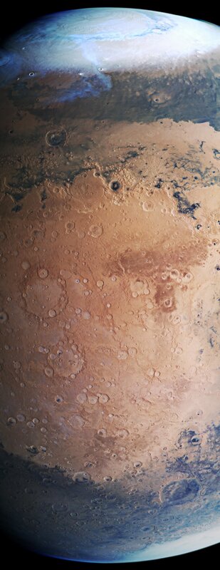 Planet Mars Surface — Brown, Dramatic, Photograph