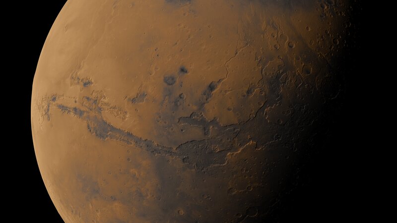 Planet Mars Surface — Brown, Dramatic