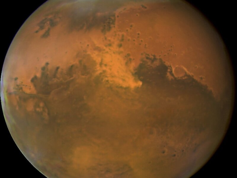 Planet Mars Surface — Orange, Desolate