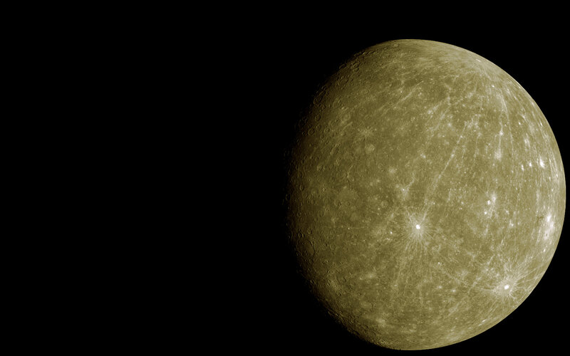 Planet Mercury — Brown