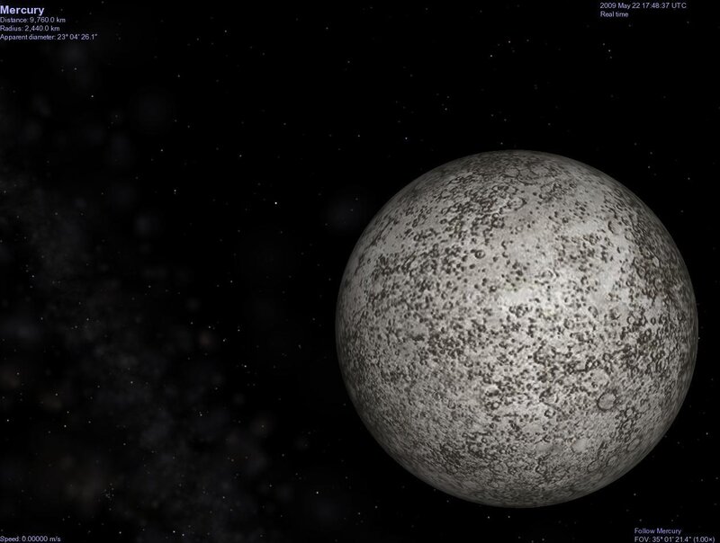 Planet Mercury — Gray, Serene