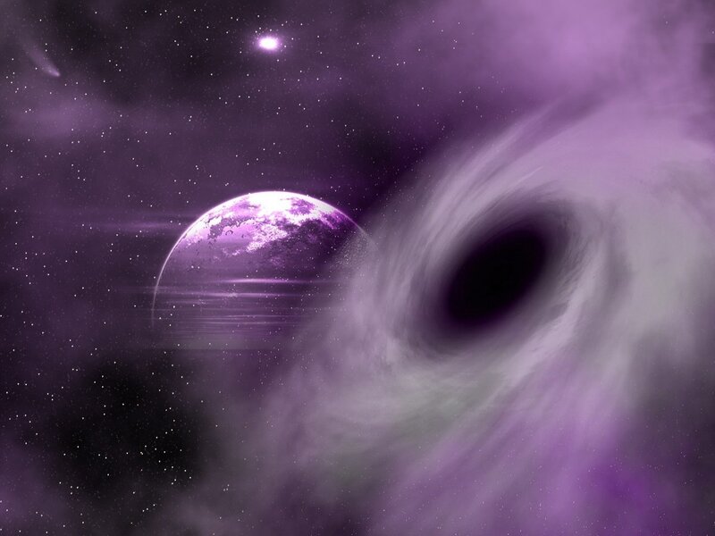 Planet Near Black Hole