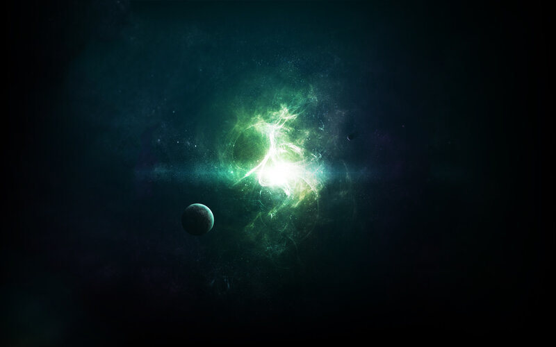 Planet Near Nebula