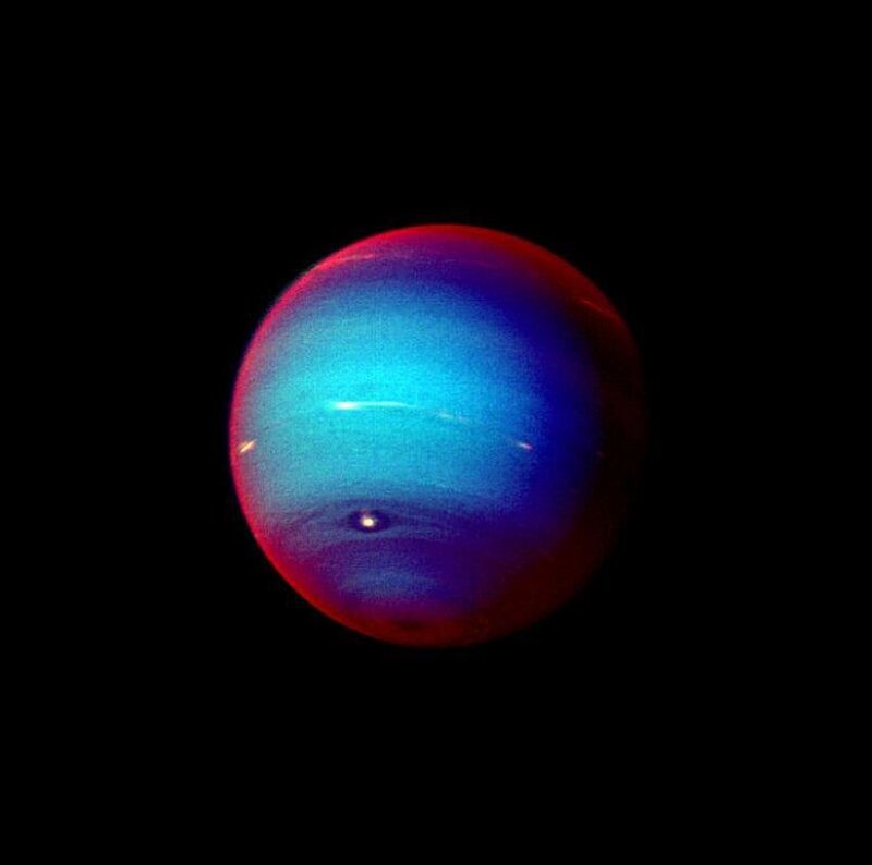 Planet Neptune — Blue, Dramatic, Photograph