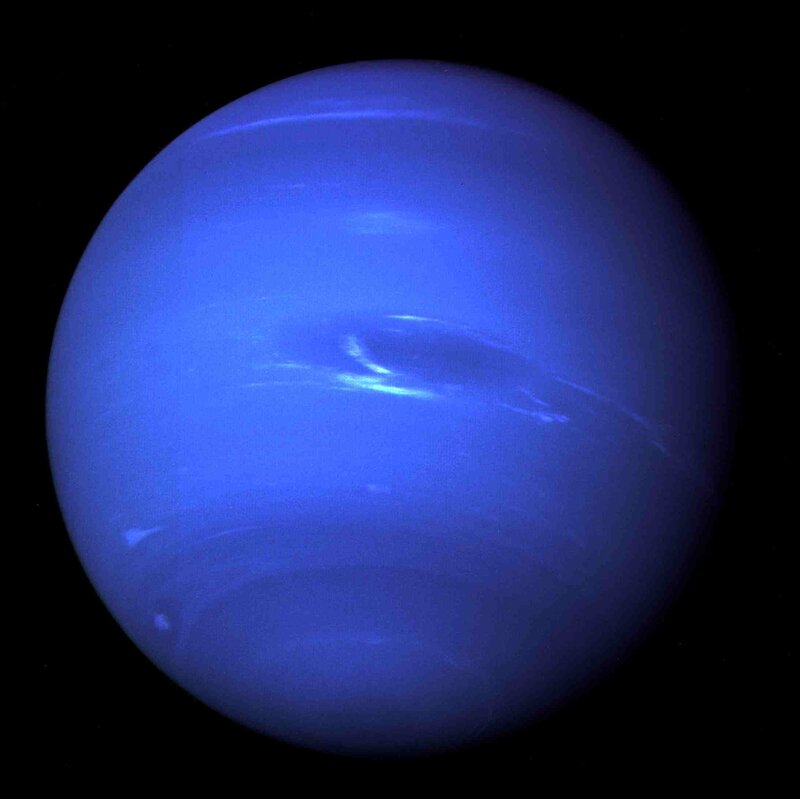 Planet Neptune — Blue, Serene, Photograph, Space