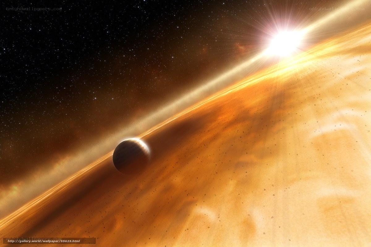 Planet orbiting a star