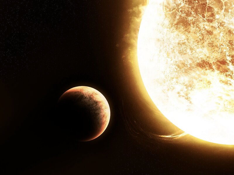 Planet Orbiting Star
