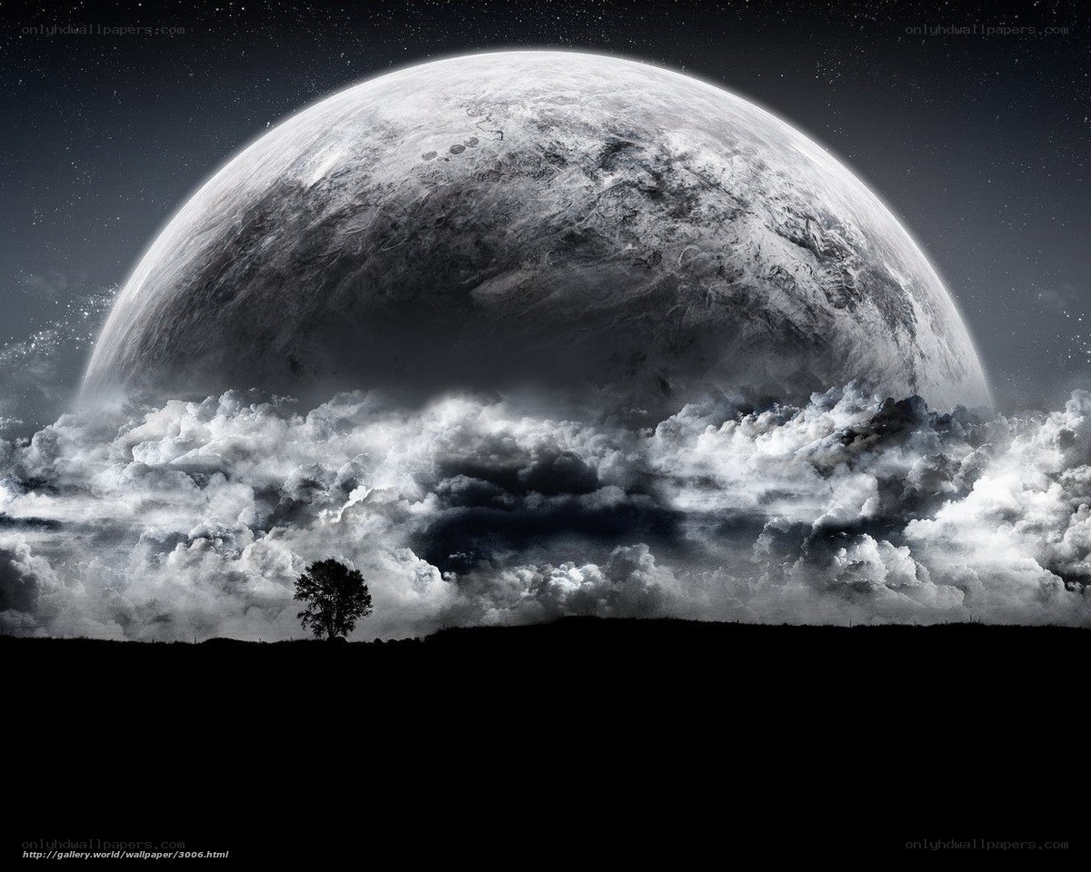 Planet over Clouds
