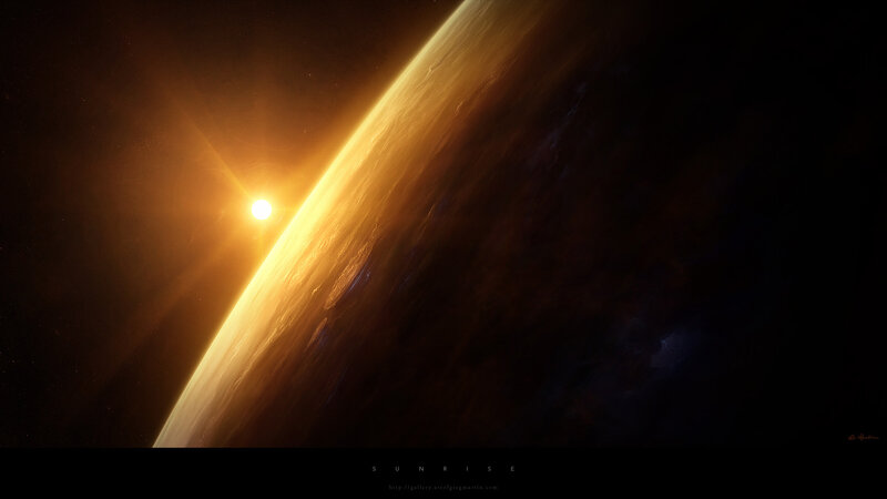 Planet Sunrise — Orange
