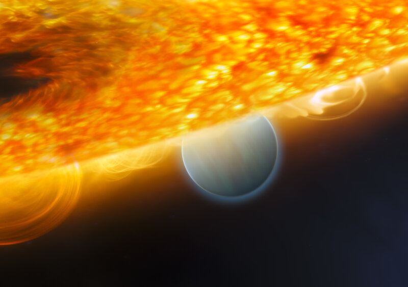 Planet Transiting Star