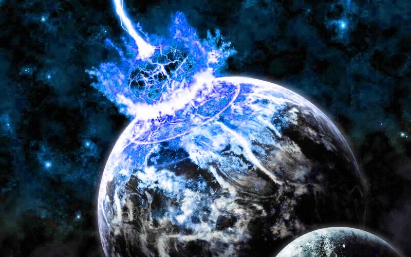Planet under energy attack