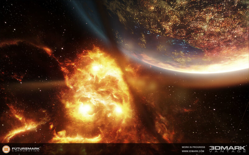 Planet under Explosion