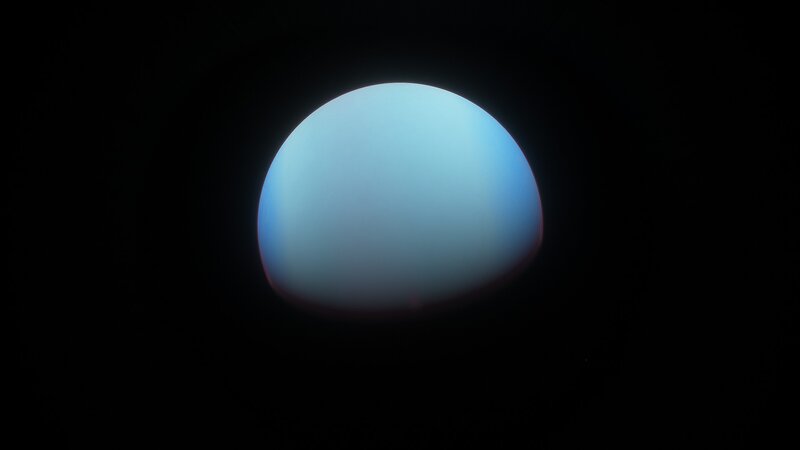 Planet Uranus — Blue, Serene
