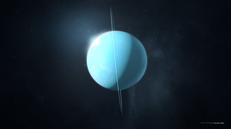 Planet Uranus — Blue