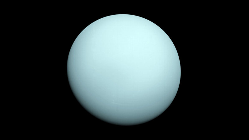 Planet Uranus — Light Blue, Serene