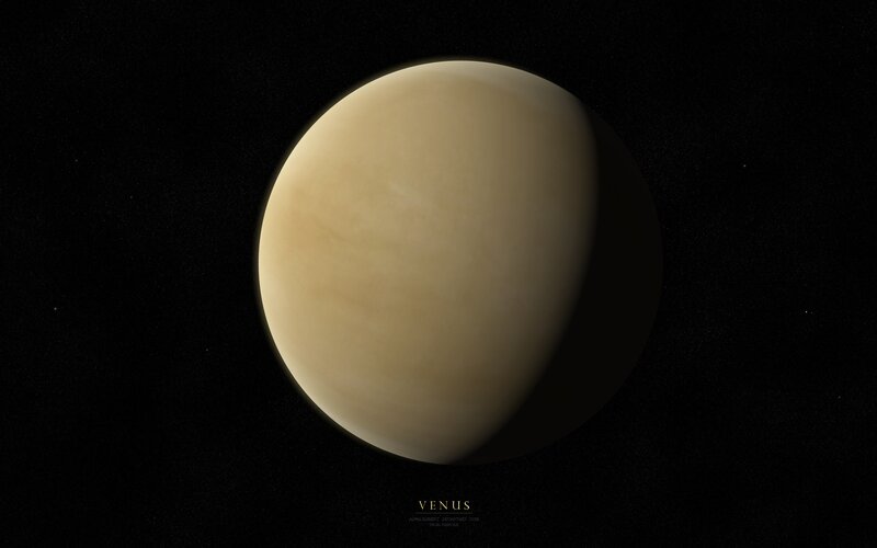 Planet Venus — Black, Serene
