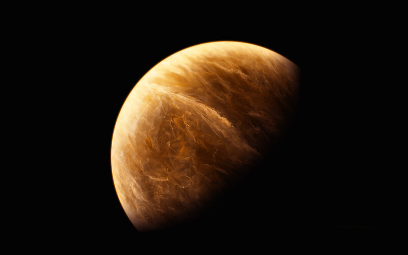Planet Venus — Brown, Dramatic