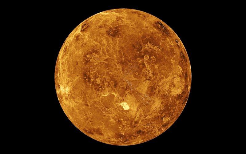 Planet Venus — Orange, Photograph