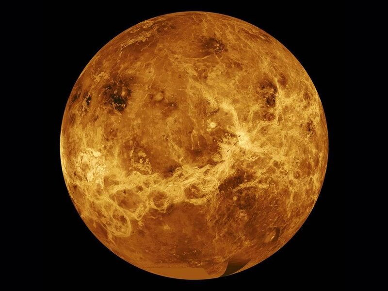 Planet Venus — Orange, Yellow