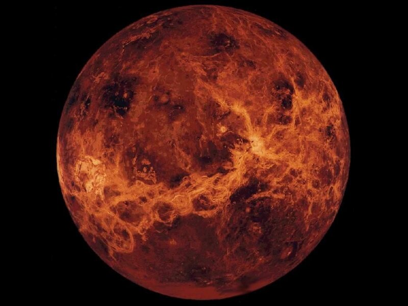 Planet Venus — Red