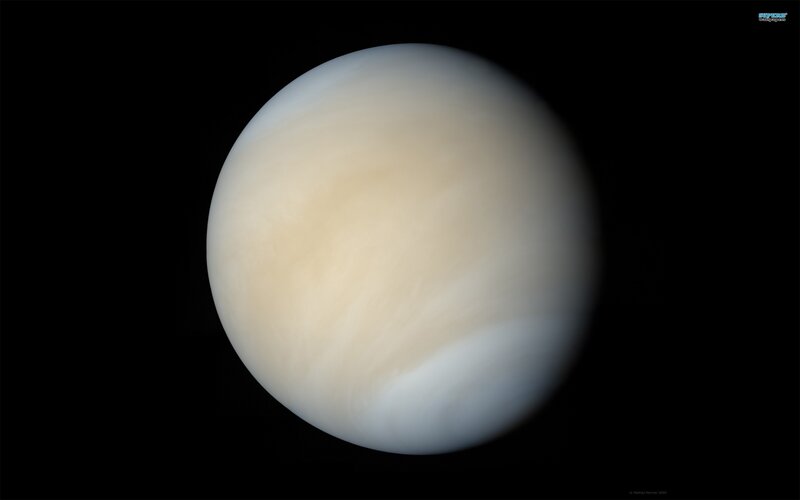 Planet Venus — White, Serene, Photograph