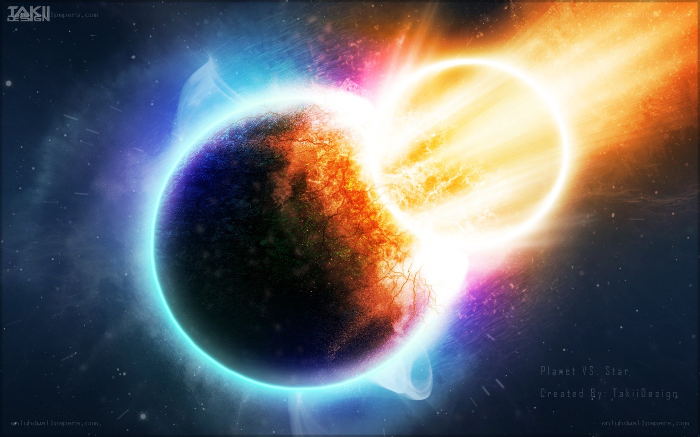 Planet vs Star Collision