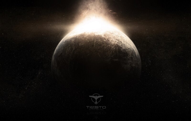 Planet with Bright Light — Black