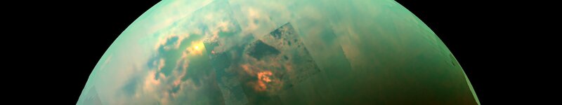 Planet with Cloudy Atmosphere