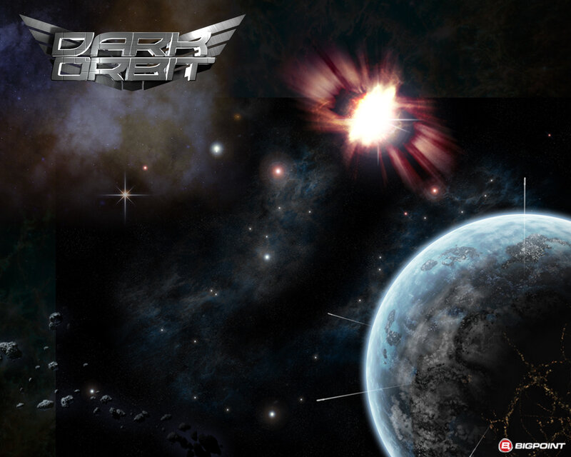 Planet with Explosion in Space
