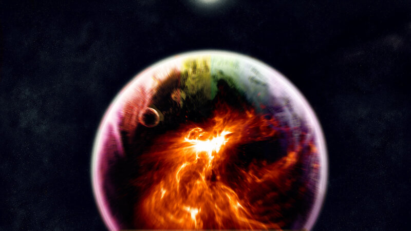 Planet with Fiery Core