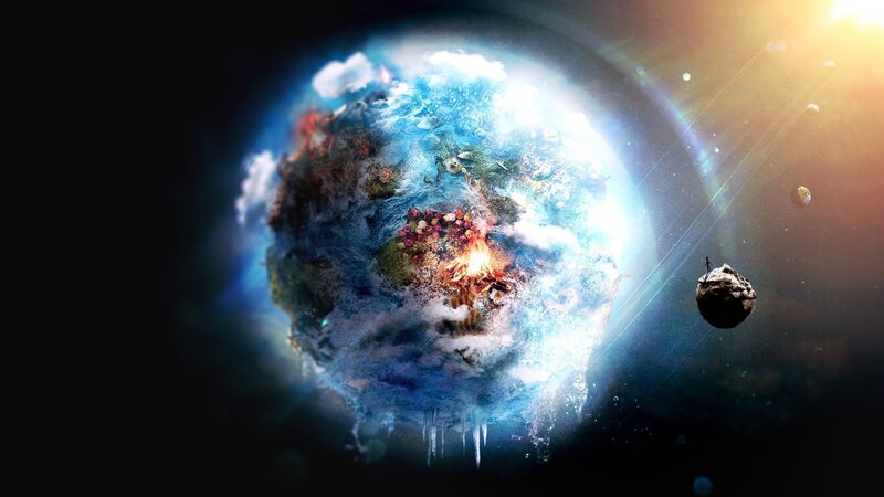 Planet with Fire and Ice — Blue